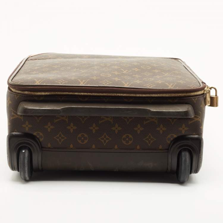 Pre Owned Louis Vuitton Monogram Canvas Pegase 45 Luggage