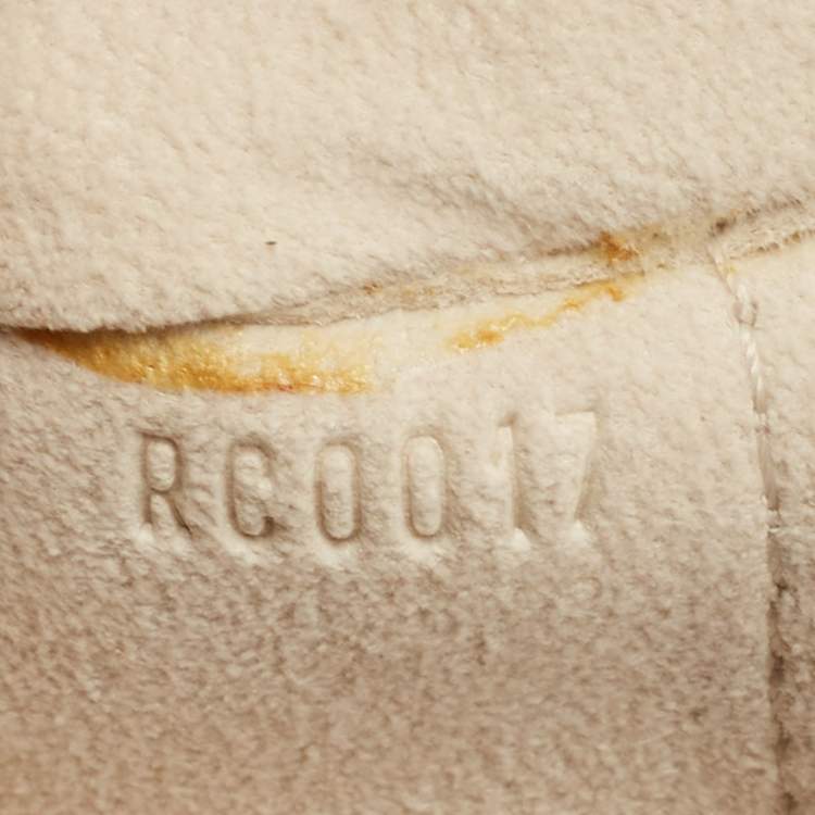 Pre Owned Louis Vuitton Ecru Monogram Leather Limited Edition Olympe Nimbus GM Bag