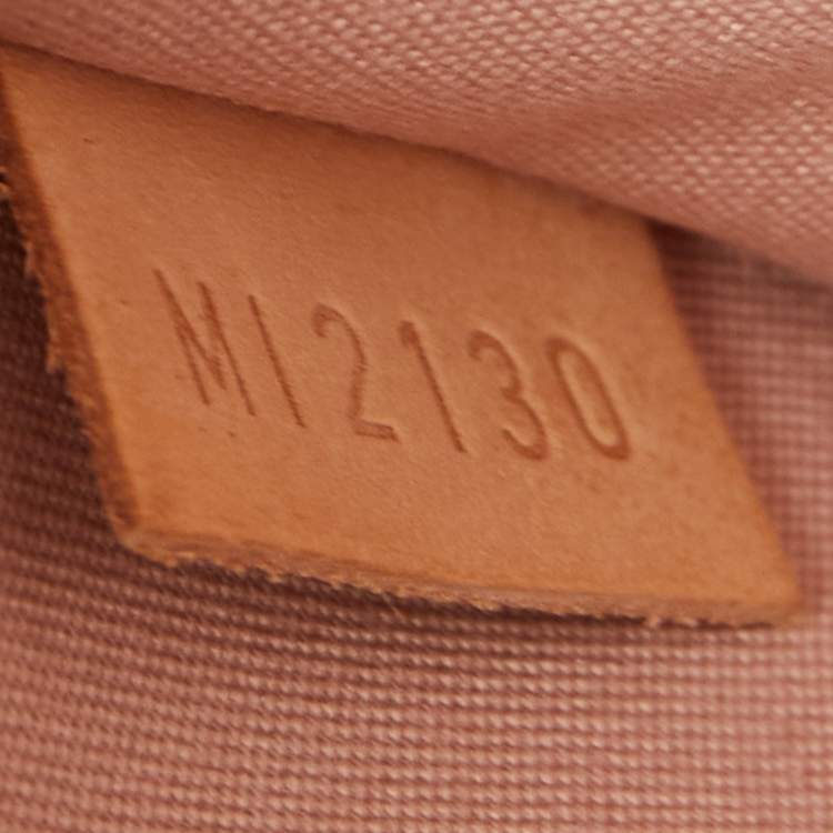 Pre Owned Louis Vuitton Rose Florentine Monogram Vernis Alma GM Bag