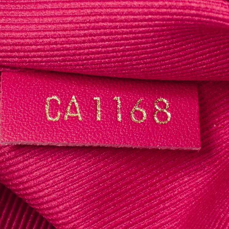 Pre Owned Louis Vuitton Fuchsia Monogram Canvas Saintonge Bag