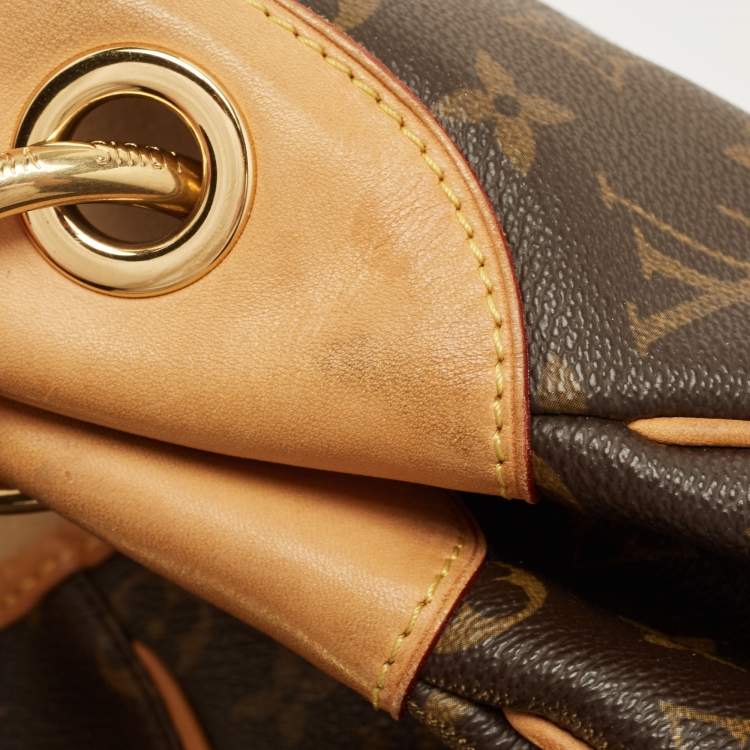 Pre Owned Louis Vuitton Monogram Canvas Galliera GM Bag