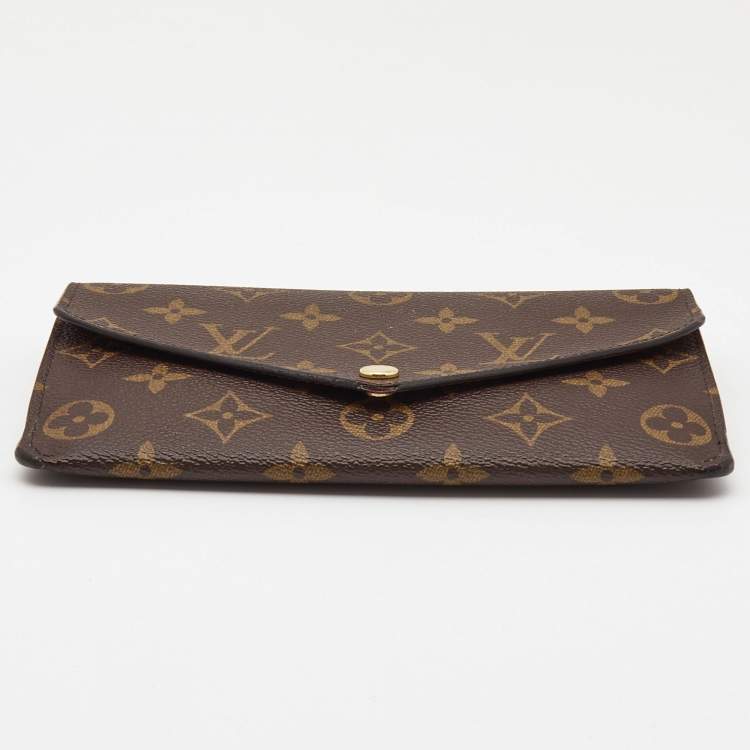 Pre Owned Louis Vuitton Monogram Canvas Jeanne Wallet