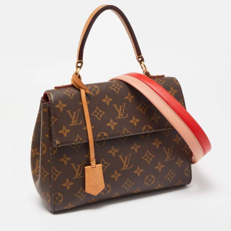 Pre Owned Louis Vuitton Monogram Canvas and Leather Cluny BB Bag
