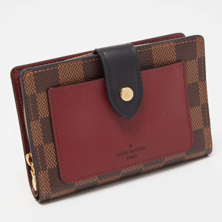 Pre Owned Louis Vuitton Damier Ebene Canvas Juliette Wallet