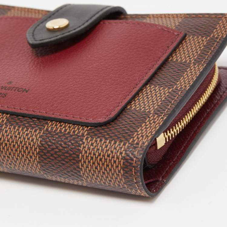 Pre Owned Louis Vuitton Damier Ebene Canvas Juliette Wallet