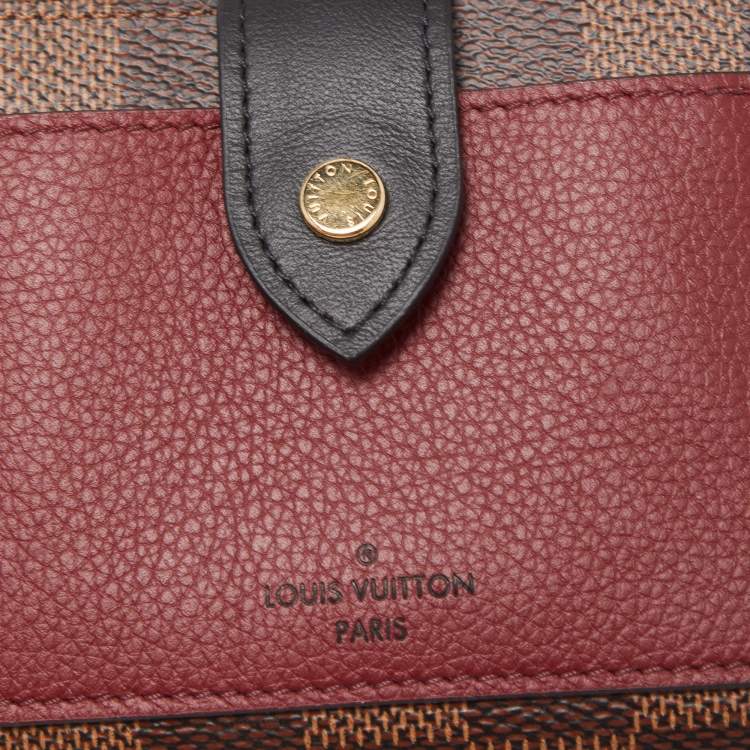 Pre Owned Louis Vuitton Damier Ebene Canvas Juliette Wallet
