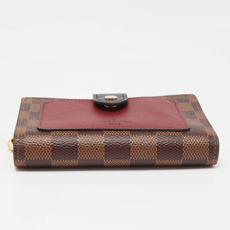 Pre Owned Louis Vuitton Damier Ebene Canvas Juliette Wallet