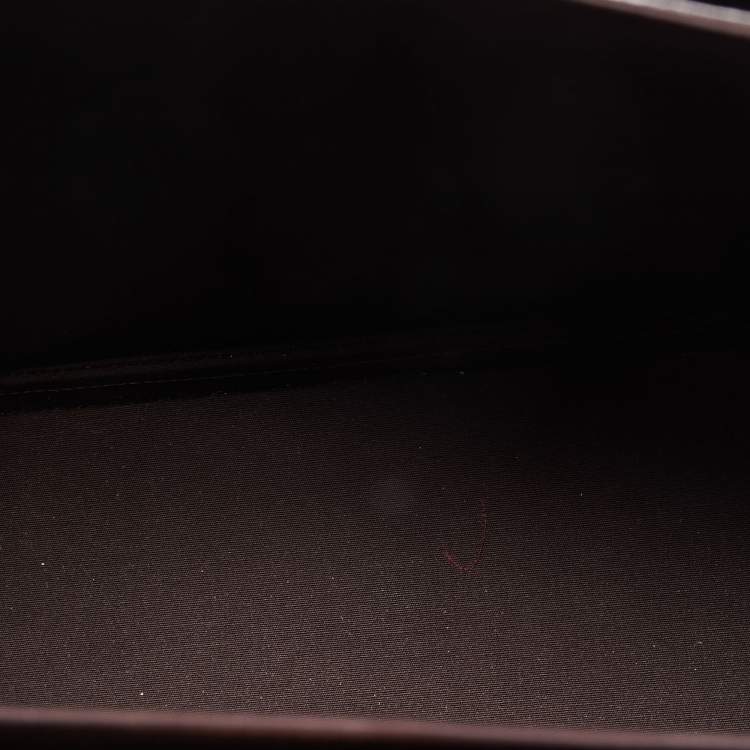 Pre Owned Louis Vuitton Amarante Monogram Vernis Mirada Bag