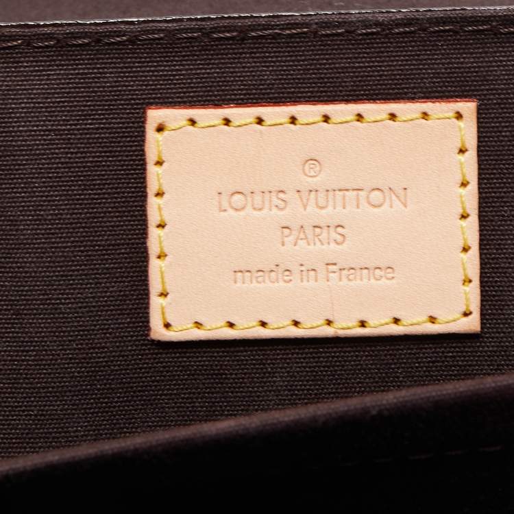 Pre Owned Louis Vuitton Amarante Monogram Vernis Mirada Bag