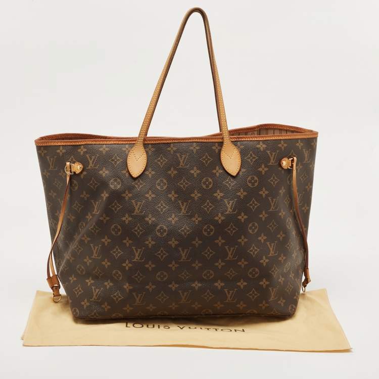 Pre Owned Louis Vuitton Monogram Canvas Neverfull GM Bag