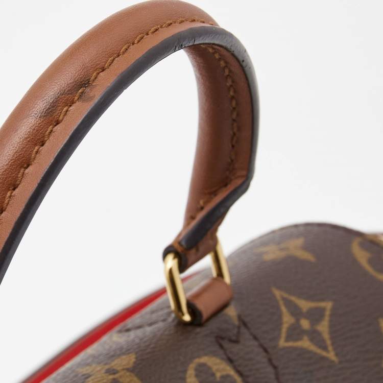 Pre Owned Louis Vuitton Creme Monogram Canvas and Leather Vaugirard Bag