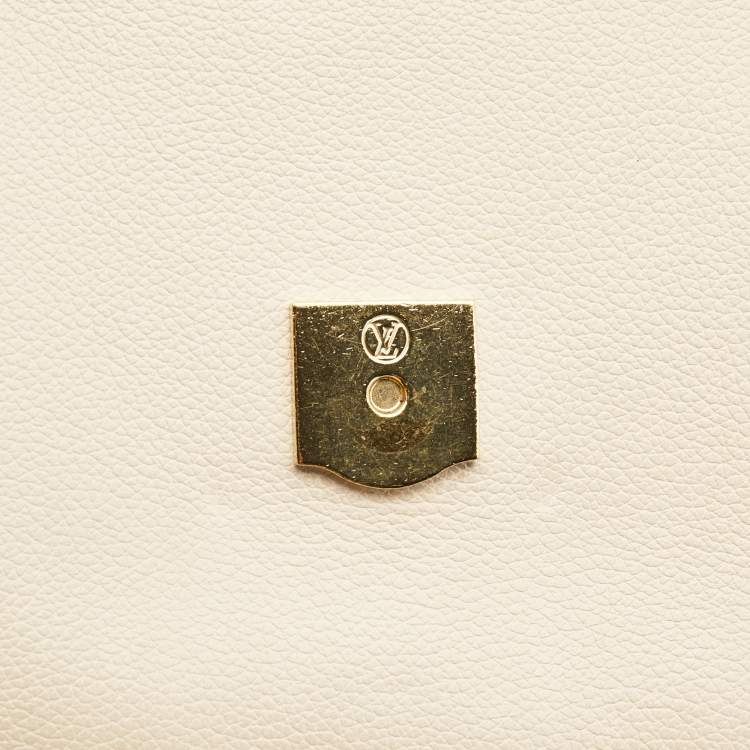 Pre Owned Louis Vuitton Creme Monogram Canvas and Leather Vaugirard Bag