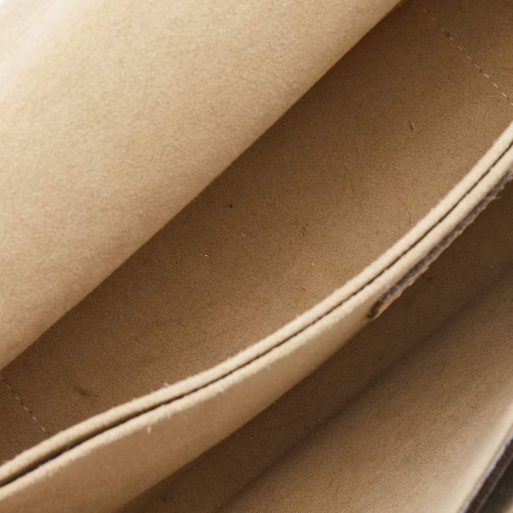 Pre Owned Louis Vuitton Creme Monogram Canvas and Leather Vaugirard Bag