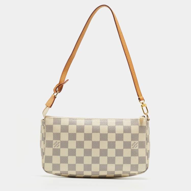 مملوكة مسبقًا Louis Vuitton Damier Azur Canvas Pochette Accessoires Bag