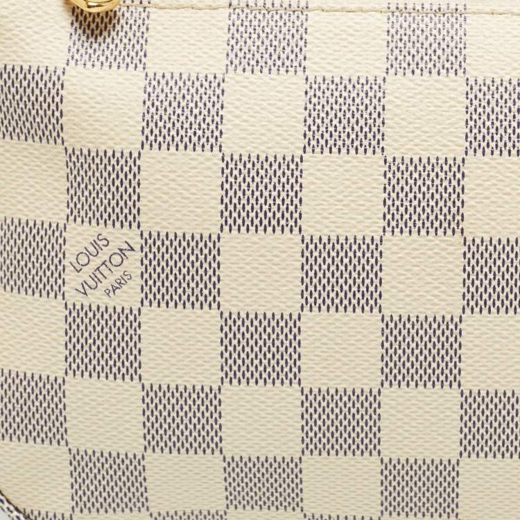مملوكة مسبقًا Louis Vuitton Damier Azur Canvas Pochette Accessoires Bag