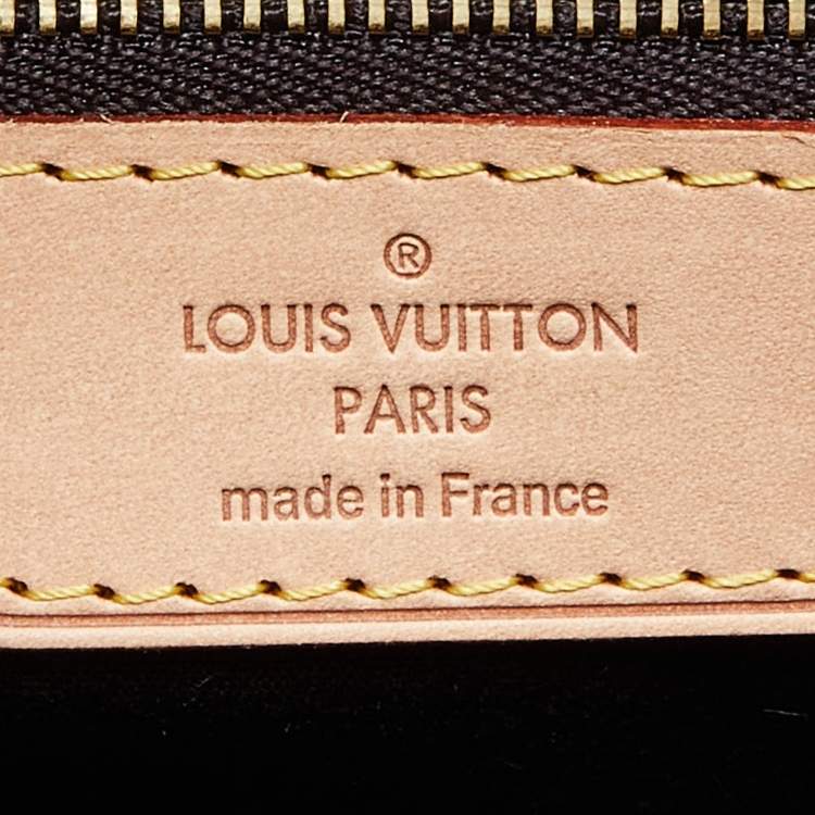 Pre Owned Louis Vuitton Amarante Monogram Vernis Brea GM Bag