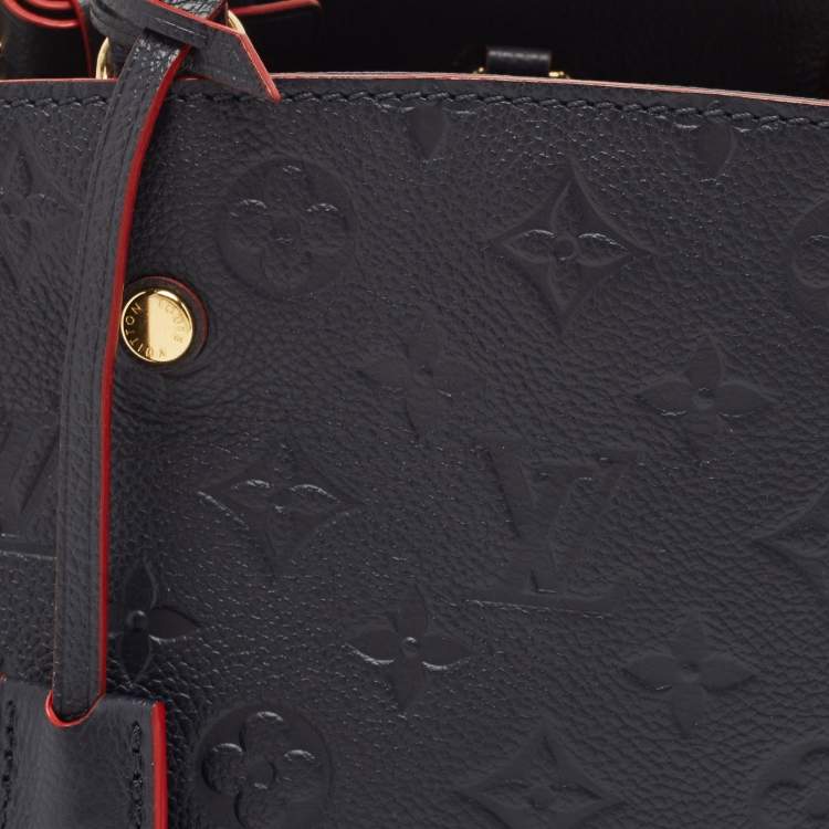 Pre Owned Louis Vuitton Celeste Monogram Empreinte Leather Montaigne BB Bag
