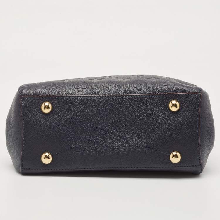 Pre Owned Louis Vuitton Celeste Monogram Empreinte Leather Montaigne BB Bag