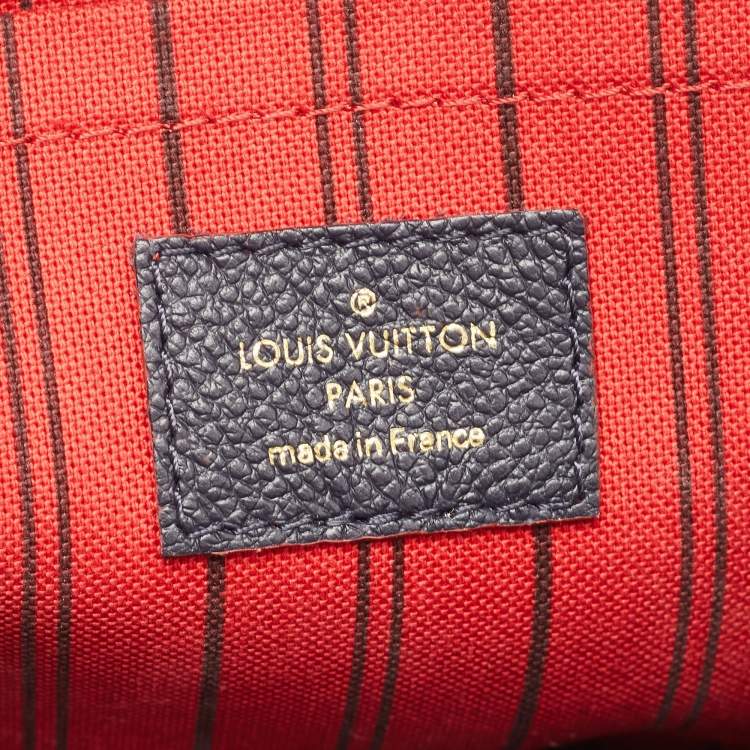 Pre Owned Louis Vuitton Celeste Monogram Empreinte Leather Montaigne BB Bag