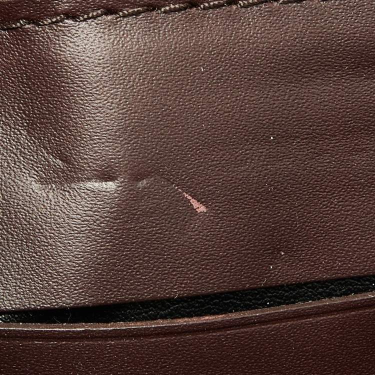 Pre Owned Louis Vuitton Amarante Monogram Vernis Ana Clutch Bag
