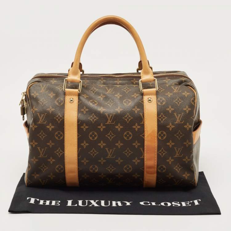 Pre Owned Louis Vuitton Monogram Canvas Carryall Duffel Bag