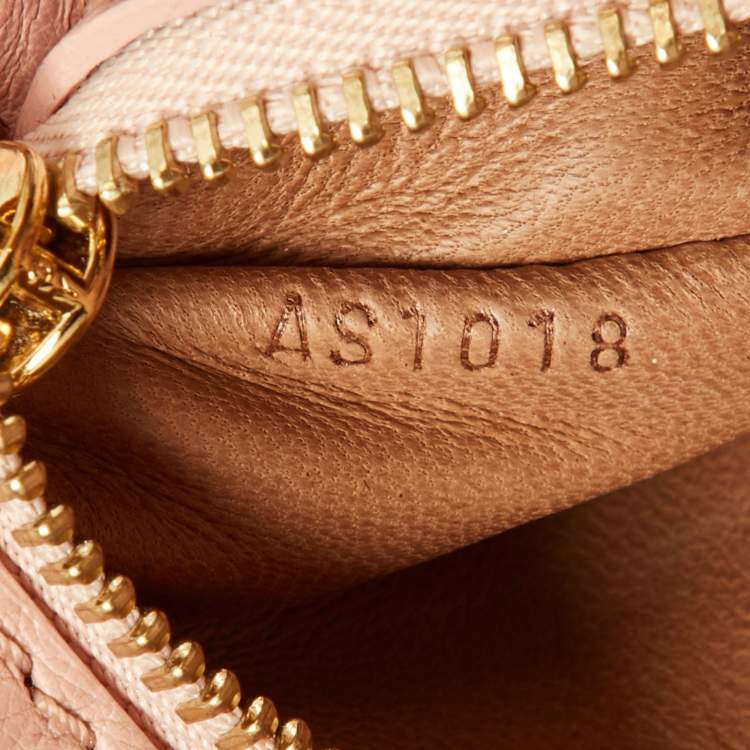 Pre Owned Louis Vuitton Poudre Ostrich Limited Edition Frame Speedy Bag