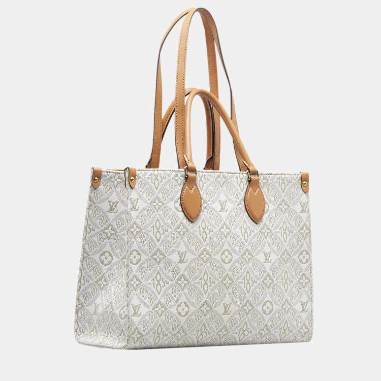 Louis Vuitton White Since 1854 Onthego mm
