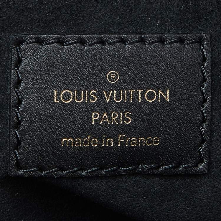 Pre Owned Louis Vuitton Coated Canvas and Leather Petite Malle Souple Bag