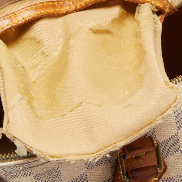 Pre Owned Louis Vuitton Damier Azur Canvas Speedy 30 Bag