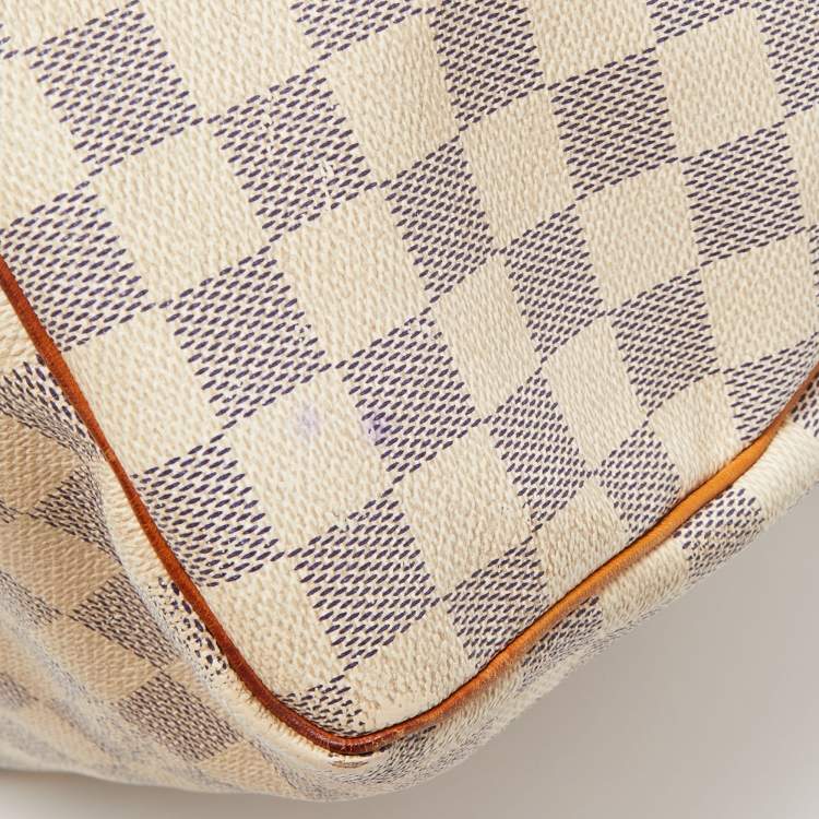 Pre Owned Louis Vuitton Damier Azur Canvas Speedy 30 Bag