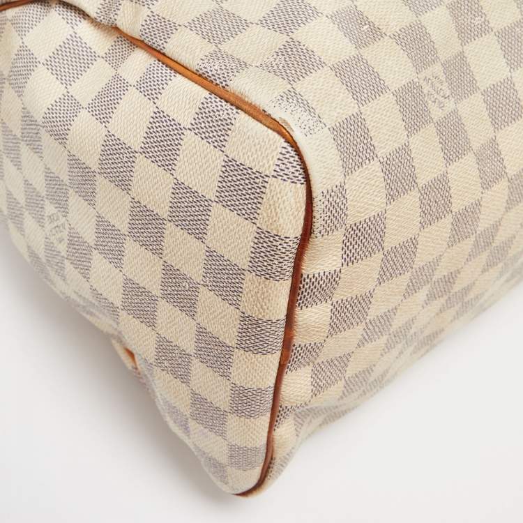 Pre Owned Louis Vuitton Damier Azur Canvas Speedy 30 Bag