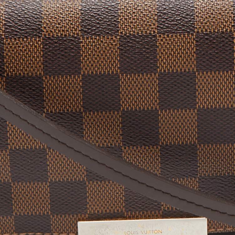 Pre Owned Louis Vuitton Damier Ebene Canvas Favorite PM Bag