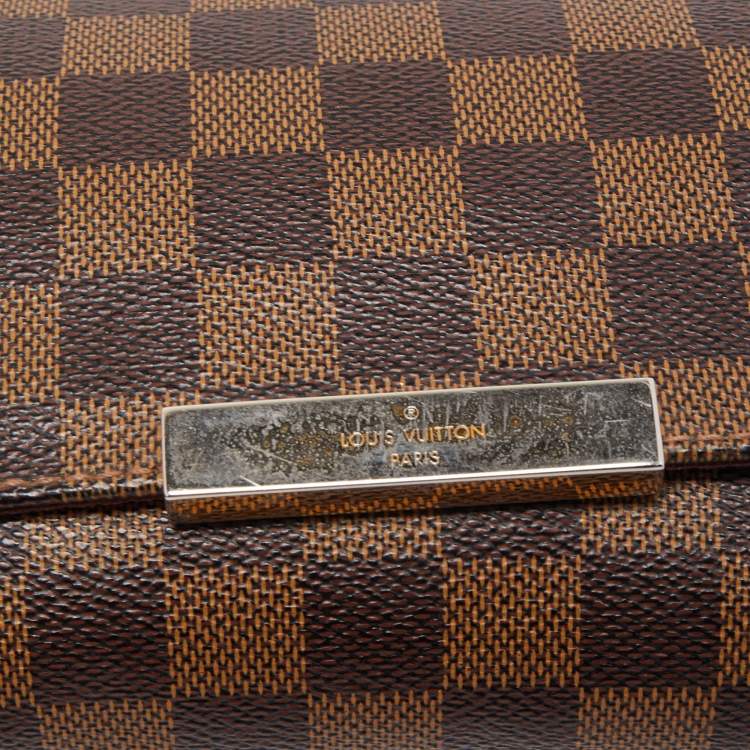 Pre Owned Louis Vuitton Damier Ebene Canvas Favorite PM Bag