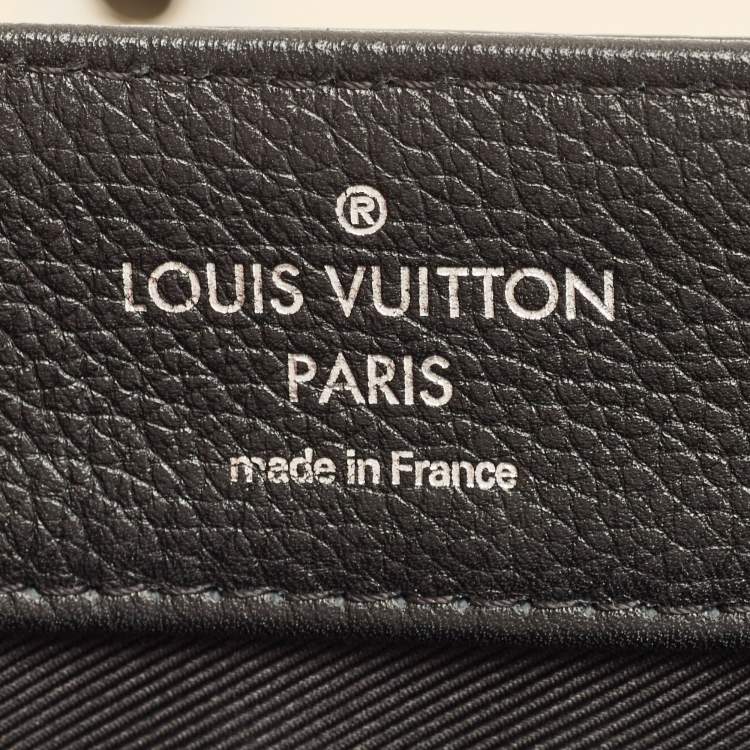 Pre Owned Louis Vuitton Black/Beige Leather Lockme II Bag