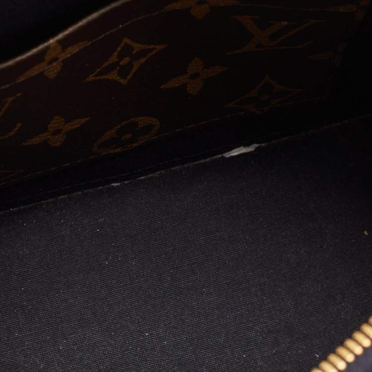 Pre Owned Louis Vuitton Grand Bleu Vernis Lisse Alma BB Bag