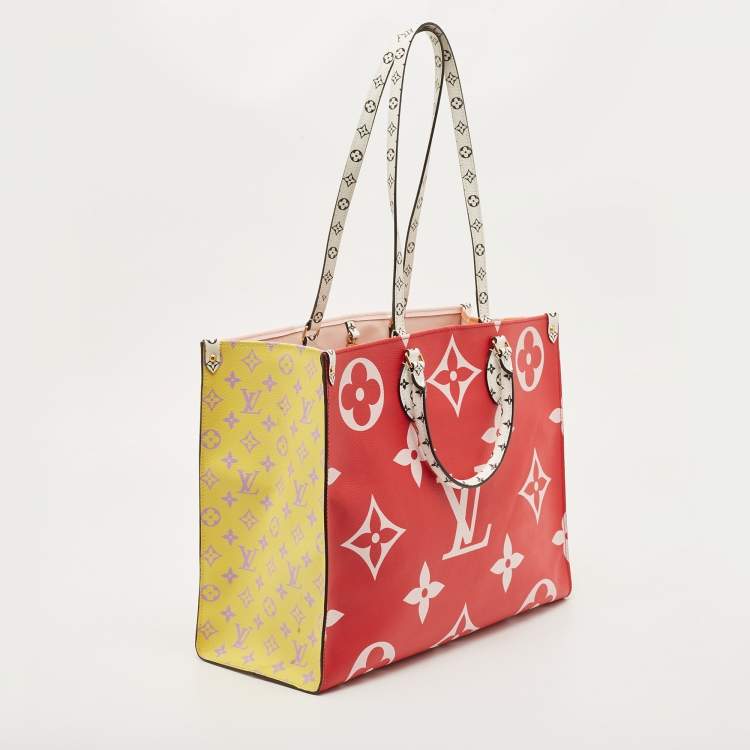 Pre Owned Louis Vuitton Multicolor Monogram Giant Canvas Onthego GM Bag