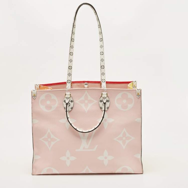 Pre Owned Louis Vuitton Multicolor Monogram Giant Canvas Onthego GM Bag