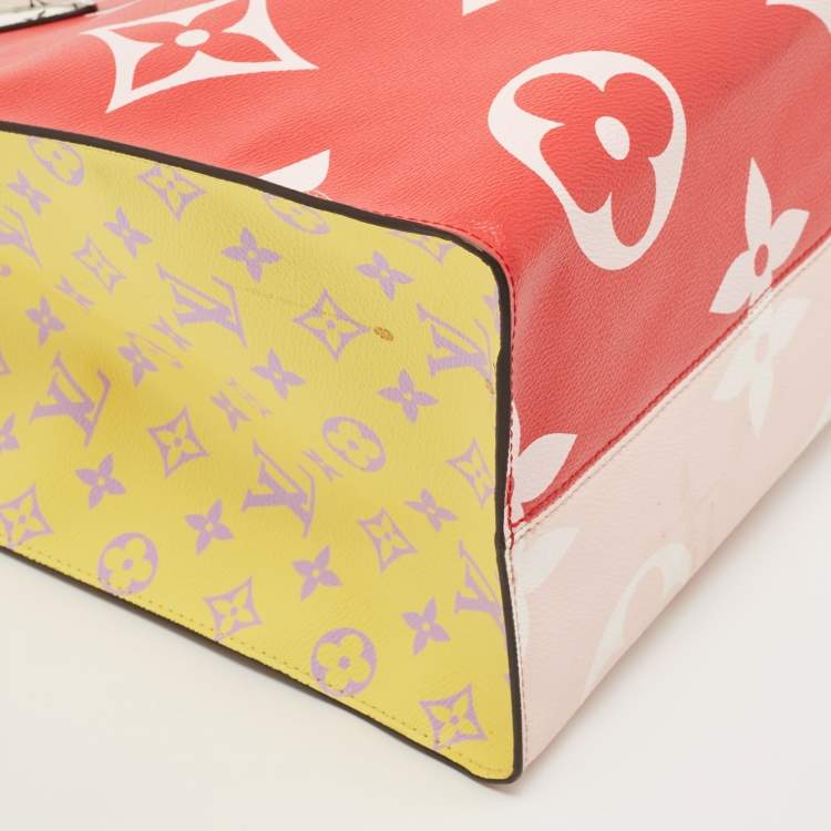 Pre Owned Louis Vuitton Multicolor Monogram Giant Canvas Onthego GM Bag