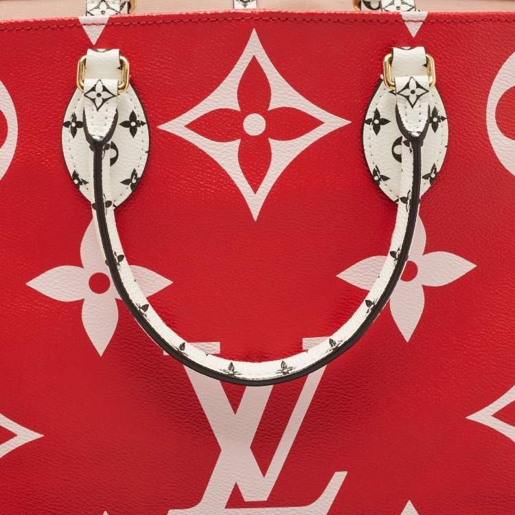 Pre Owned Louis Vuitton Multicolor Monogram Giant Canvas Onthego GM Bag