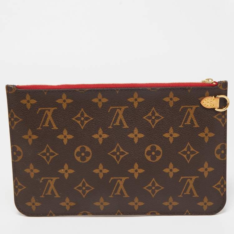 Pre Owned Louis Vuitton Monogram Canvas Neverfull Zip Pouch