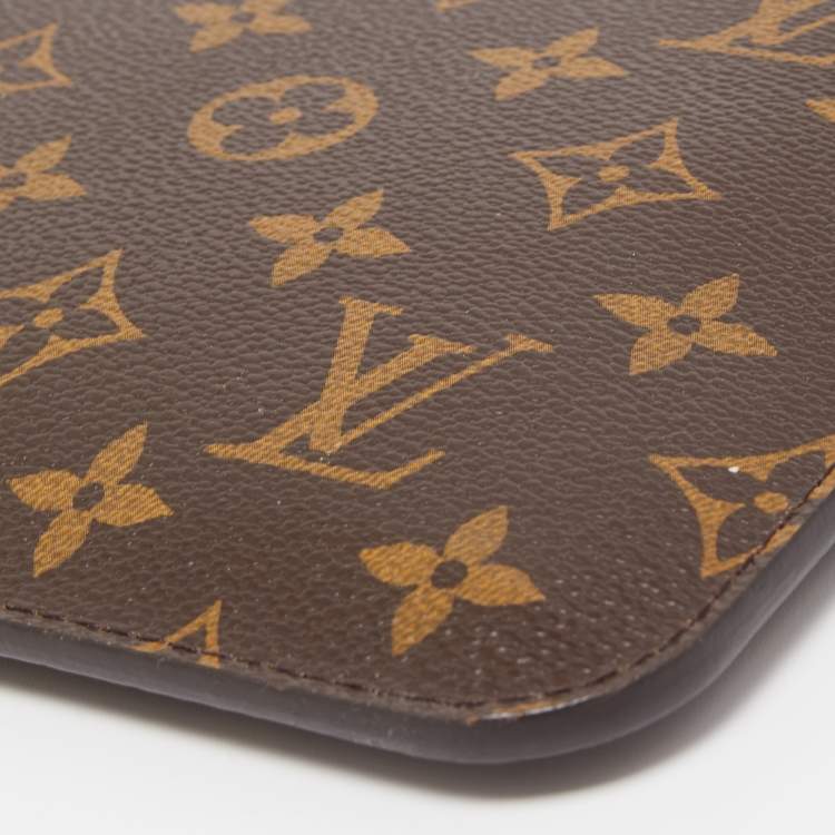 Pre Owned Louis Vuitton Monogram Canvas Neverfull Zip Pouch