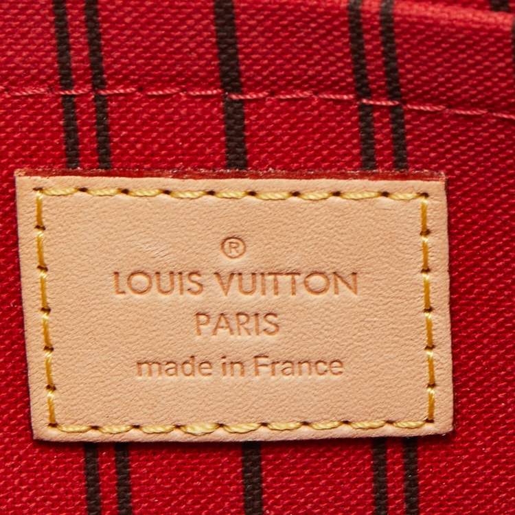 Pre Owned Louis Vuitton Monogram Canvas Neverfull Zip Pouch