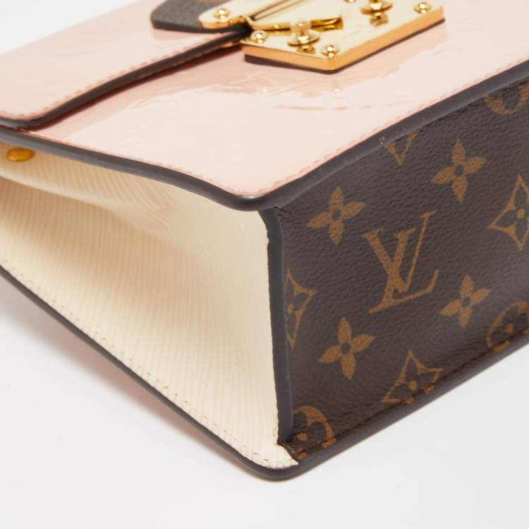 Pre Owned Louis Vuitton Marsmallow Monogram Vernis Spring Street Bag