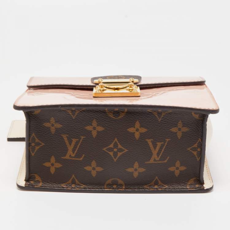 Pre Owned Louis Vuitton Marsmallow Monogram Vernis Spring Street Bag