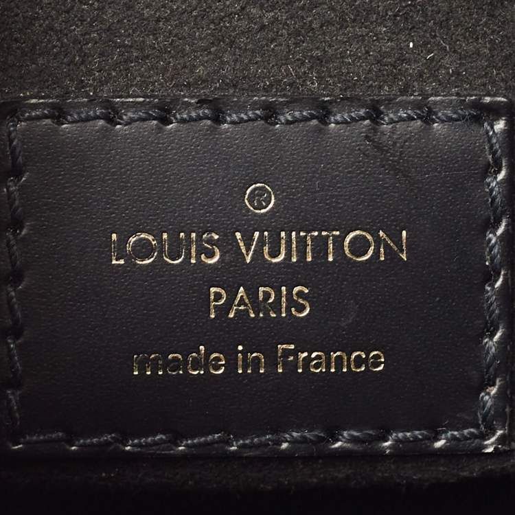 Pre Owned Louis Vuitton Black Epi Leather Mini Alma Bag