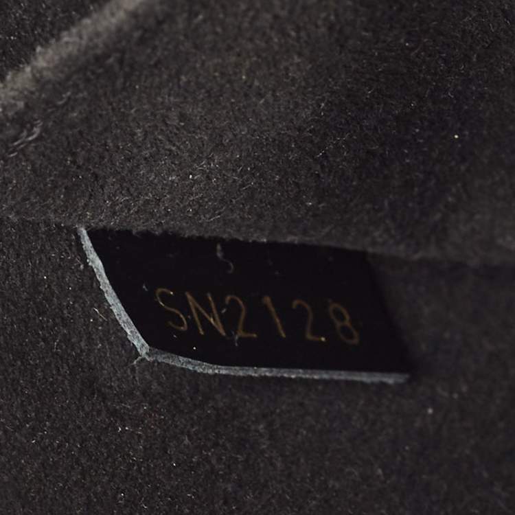 Pre Owned Louis Vuitton Black Epi Leather Mini Alma Bag