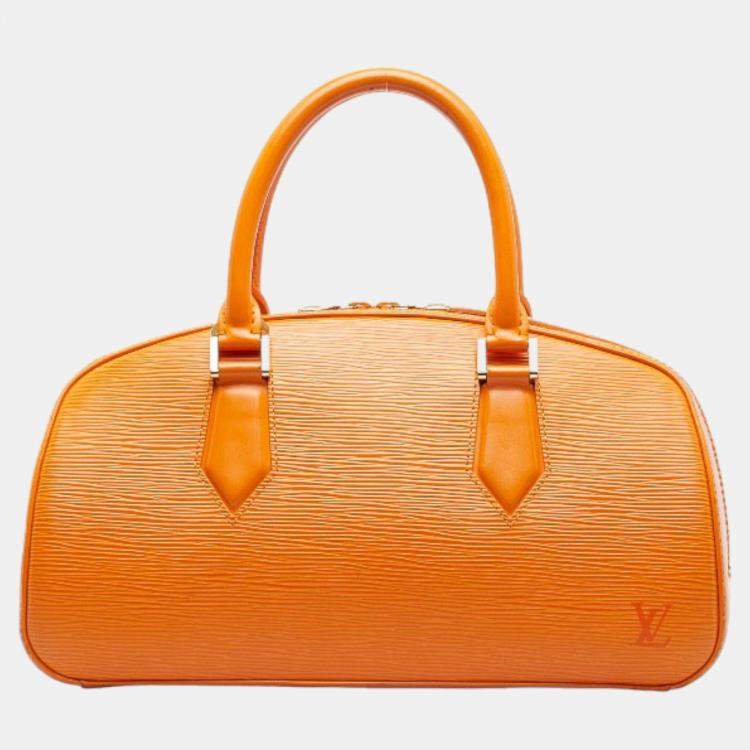 Louis Vuitton, Bags, Louis Vuitton Jasmine Bag Orange Epi Leather