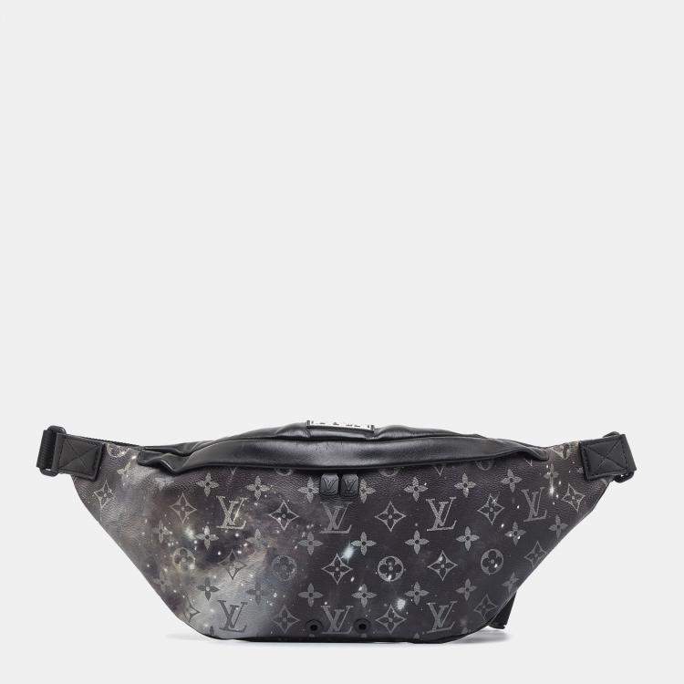 Louis Vuitton Black Monogram Galaxy Hobo Messenger Bag