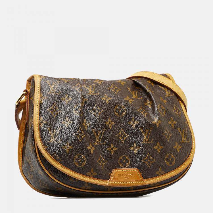 Louis Vuitton Menilmontant Canvas Shoulder Bag