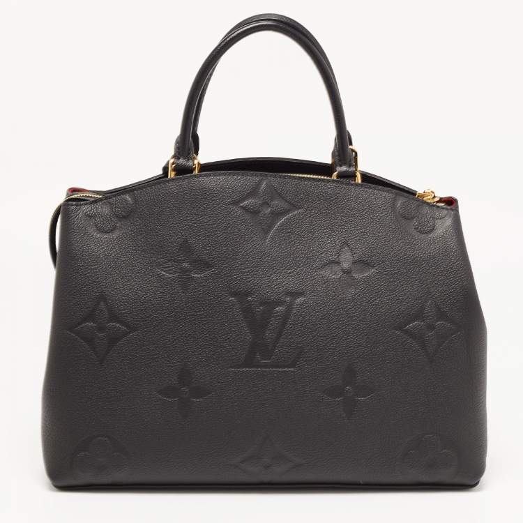 Pre Owned Louis Vuitton Black Monogram Empreinte Leather Grand Palais Bag
